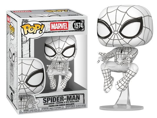 Preventa Spider-Man #1574 - Marvel Sketched Funko Pop!