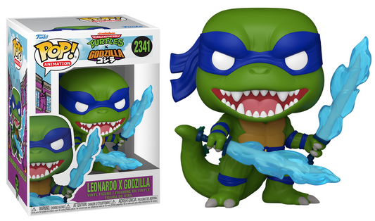 Preventa Leonardo X Godzilla #2341 - Teenage Mutant Ninja Turtles (TMNT) X Godzilla Funko Pop!