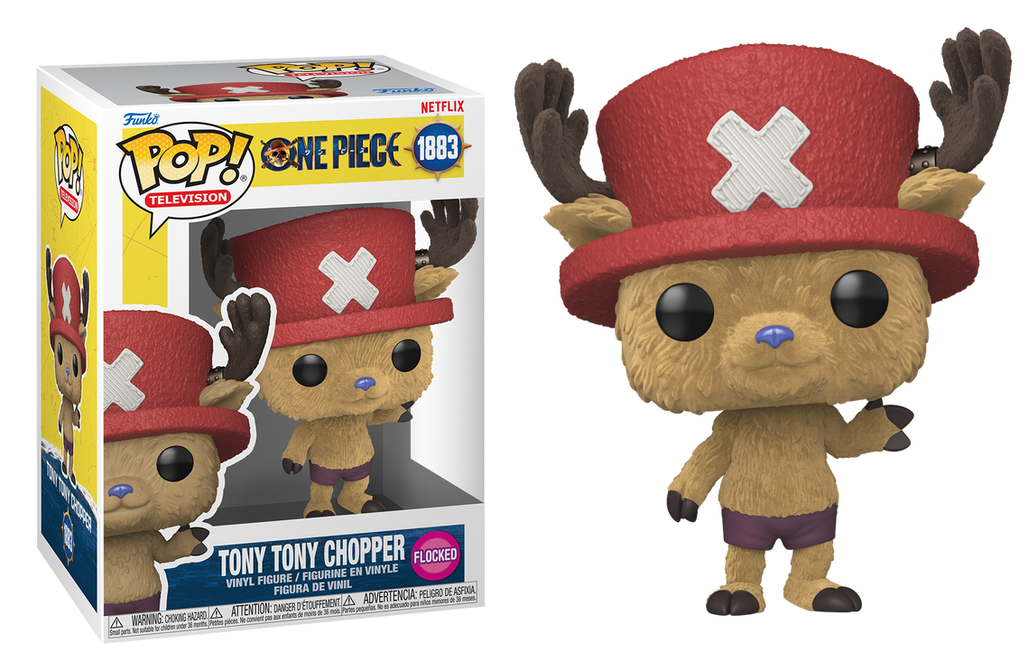 Preventa Tony Tony Chopper Flocked #1883 - Netflix's One Piece Live Action Funko Pop!