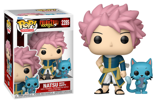 Preventa Natsu with Happy #2285 - Fairy Tail 100 Years Quest Funko Pop!
