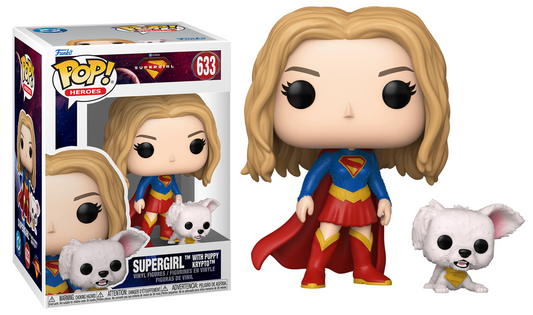Preventa Supergirl with Puppy Krypto #633 - Supergirl Funko Pop!