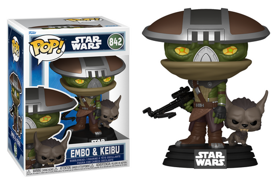 Preventa Embo & Keibu #842 - Star Wars The Mandalorian and Grogu Funko Pop!