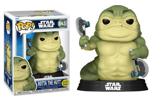 Preventa Rotta The Hutt GITD #843 - Star Wars The Mandalorian and Grogu Funko Pop!