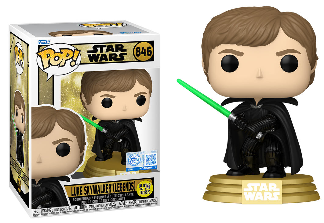 Preventa Luke Skywalker (Legends) GITD #846 - Star Wars Funko Pop!