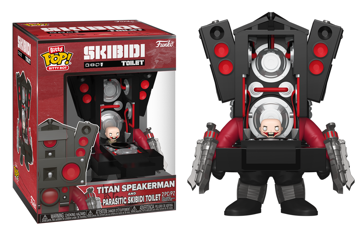 Preventa Skibidi Toilet Titan Speakerman and Parasitic - Skibidi Toilet Bitty Pop!