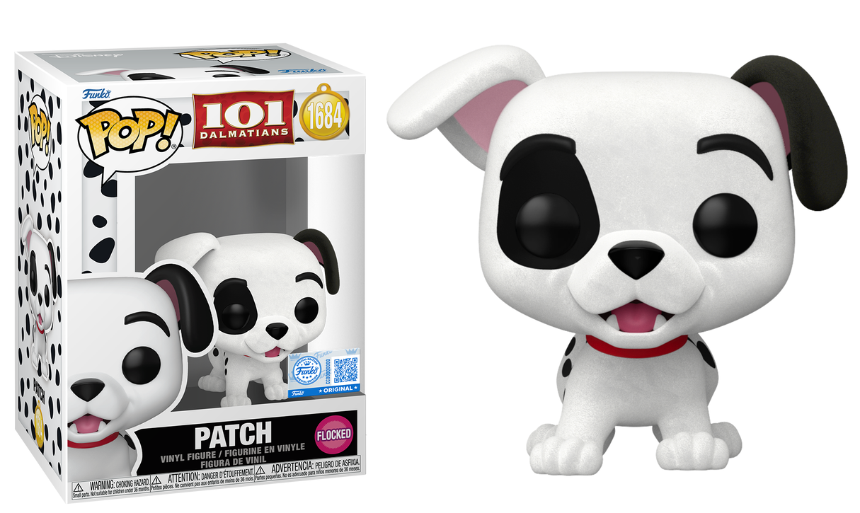 Patch Flocked #1684 - Disney's 101 Dalmatians Funko Pop!