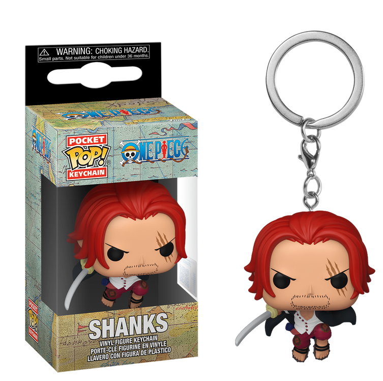 Preventa Rápida Llavero Shanks - One Piece Keychain Pop!
