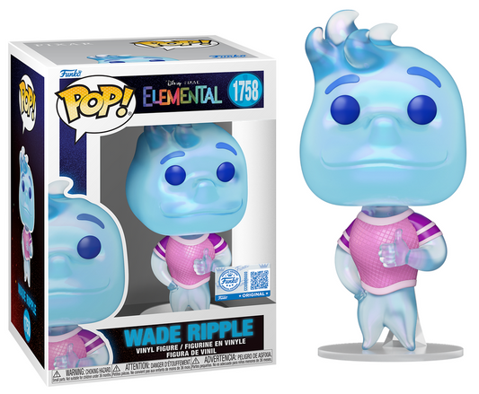 Preventa Rápida Wade Ripple #1758 - Disney Pixar Elemental Funko Pop!