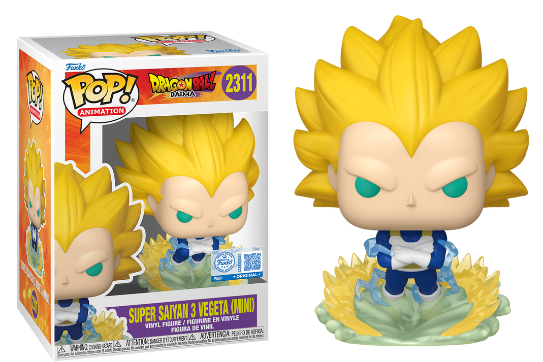 Preventa Super Saiyan 3 Vegeta Mini #2311 - Dragon Ball Daima Funko Pop!