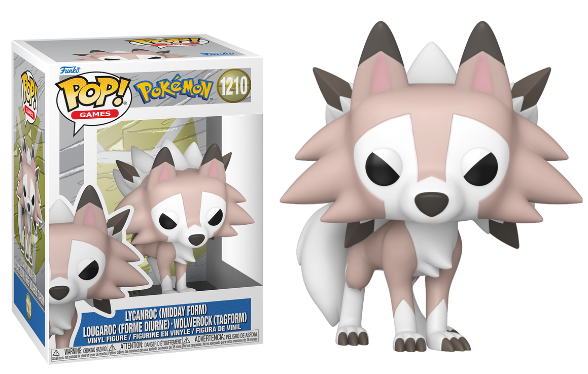 Preventa Lycanroc (Midday Form) #1210 - Pokémon Funko Pop!