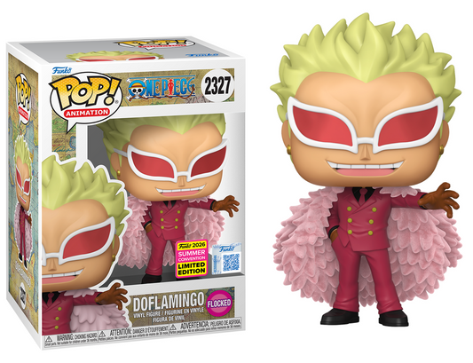 Preventa Rápida Doflamingo Flocked 2026 SDCC #2327 - One Piece Funko Pop!