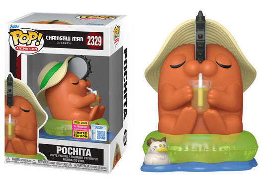 Preventa Rápida Pochita 2026 SDCC #2329 - Chainsaw Man Funko Pop!