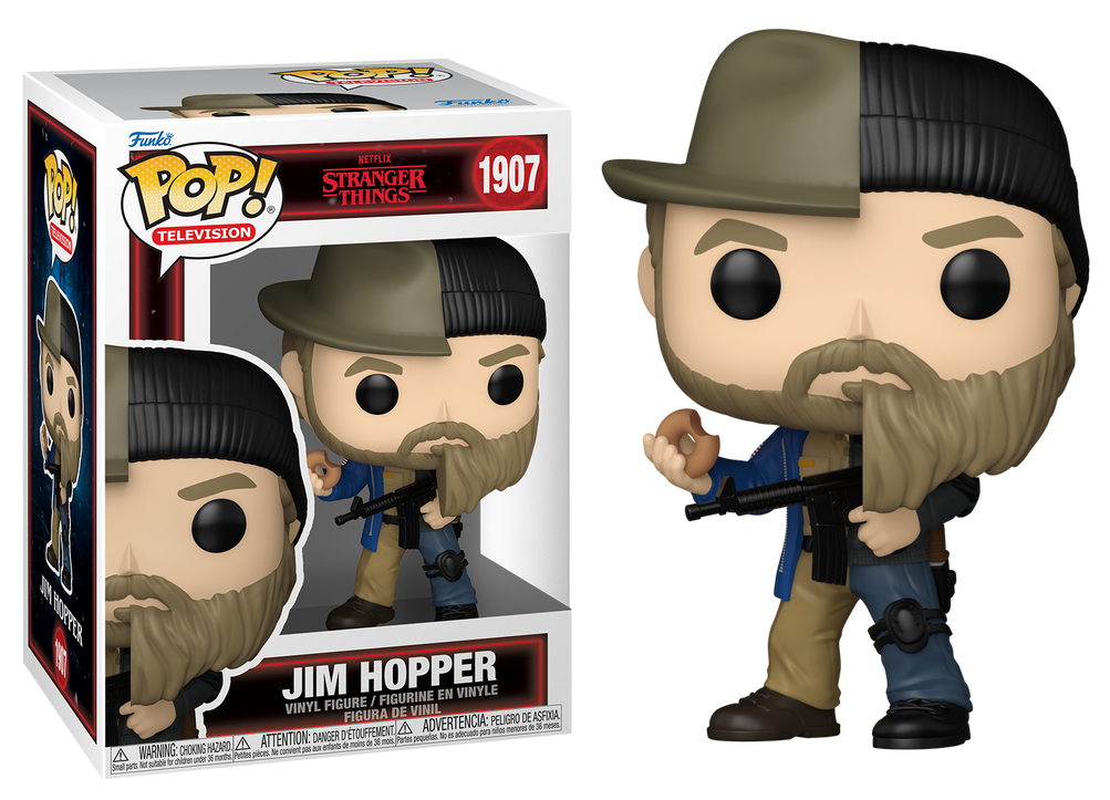 Preventa Jim Hooper #1907 - Stranger Things Split Funko Pop!