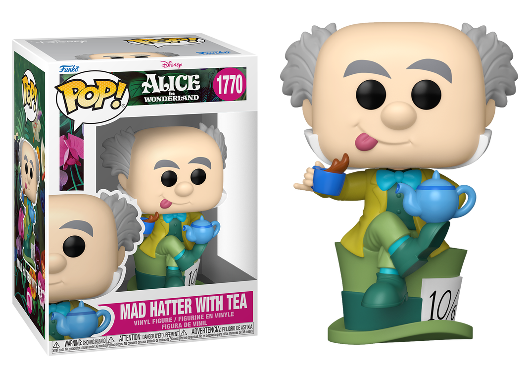 Preventa Mad Hatter with Tea #1770 - Disney's Alice in Wonderland (Alicia en el Pais de las Maravillas) Funko Pop!