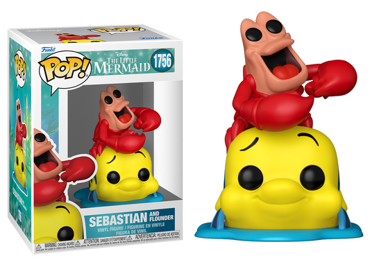 Preventa Sebastian and Flounder #1756 - Disney's The Little Mermaid (La Sirenita) Funko Pop!