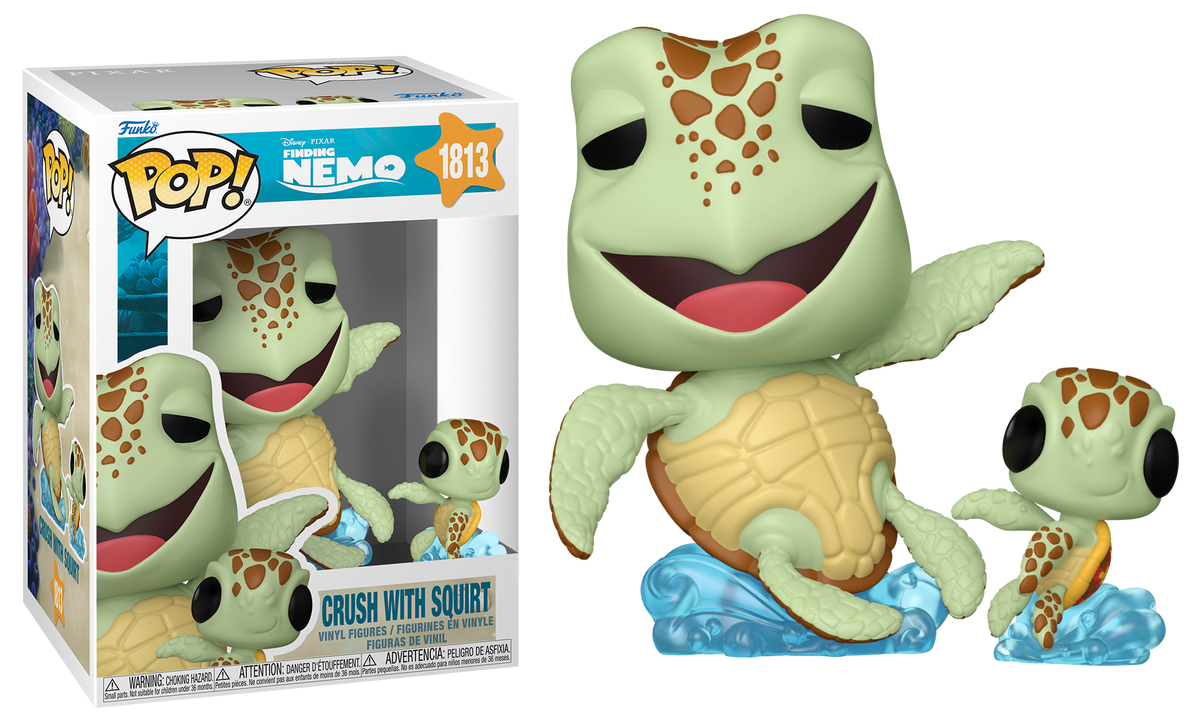 Preventa Crush with Squirt #1813 - Disney Pixar Finding Nemo (Buscando a Nemo) Funko Pop!