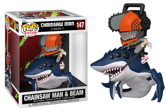 Preventa Chainsaw Man & Beam #147 - Chainsaw Man Funko Pop!