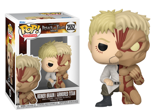 Preventa Reiner Braun / Armored Titan #2552 - Attack On Titan Split Funko Pop!