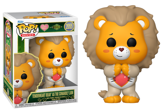 Preventa Tenderheart Bear as The Cowardly Lion #2055 - Care Bears X Wicked Funko Pop!