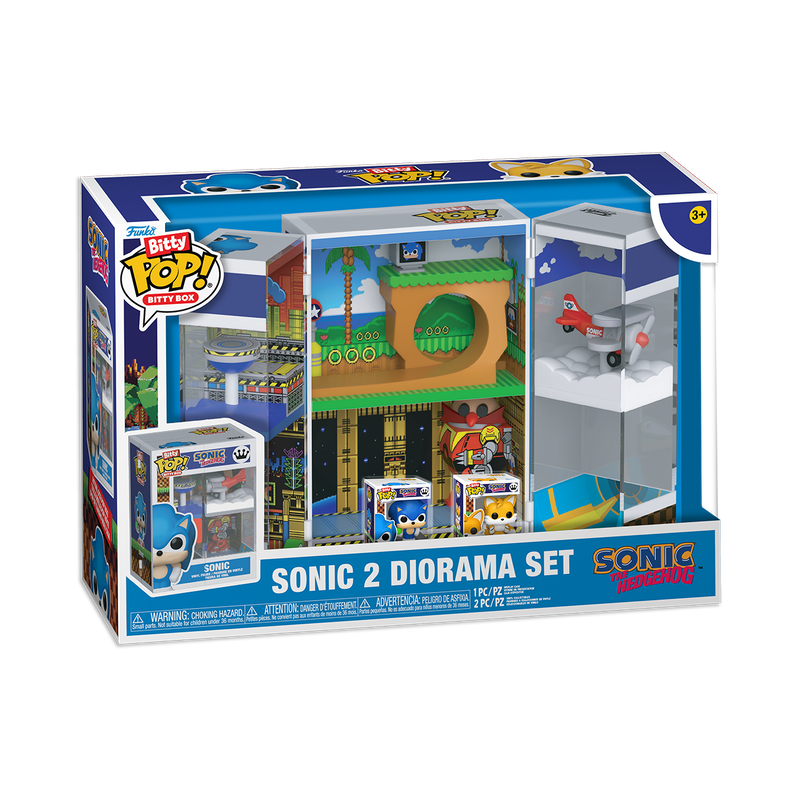 Preventa Bitty Pop Sonic 2 Diorama Set - Sonic The Hedgehog Bitty Pop!