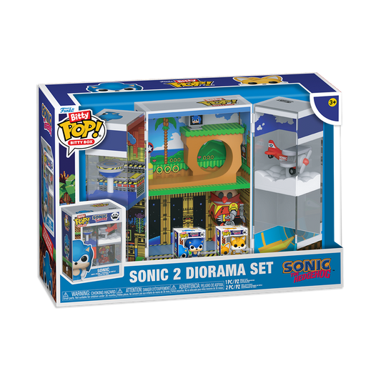 Preventa Bitty Pop Sonic 2 Diorama Set - Sonic The Hedgehog Bitty Pop!