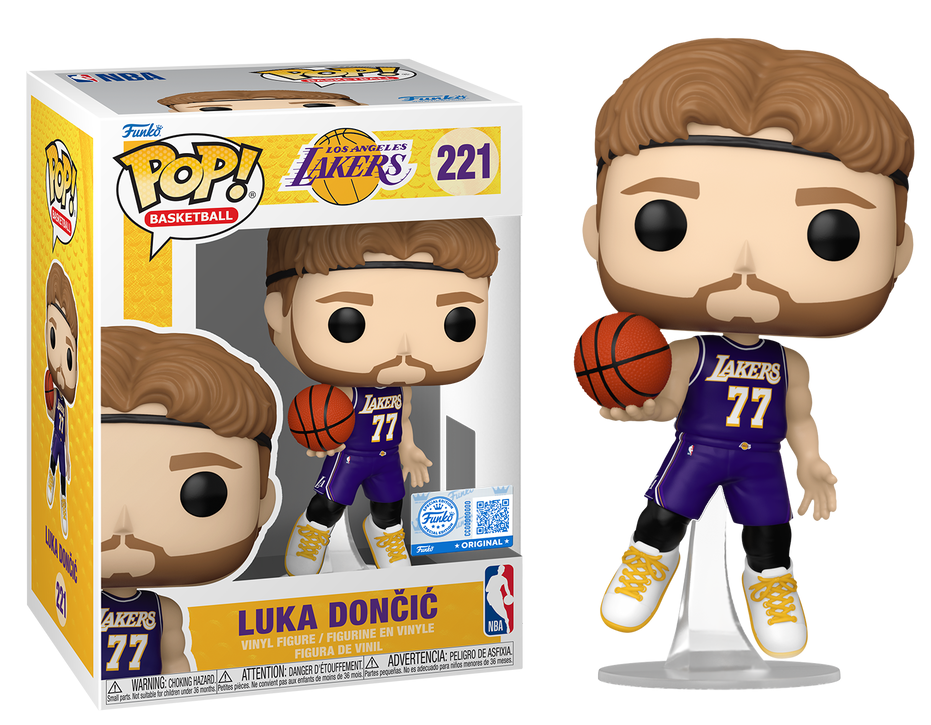 Preventa Rápida Luka Dončić #221 - NBA Los Angeles Lakers Funko Pop!