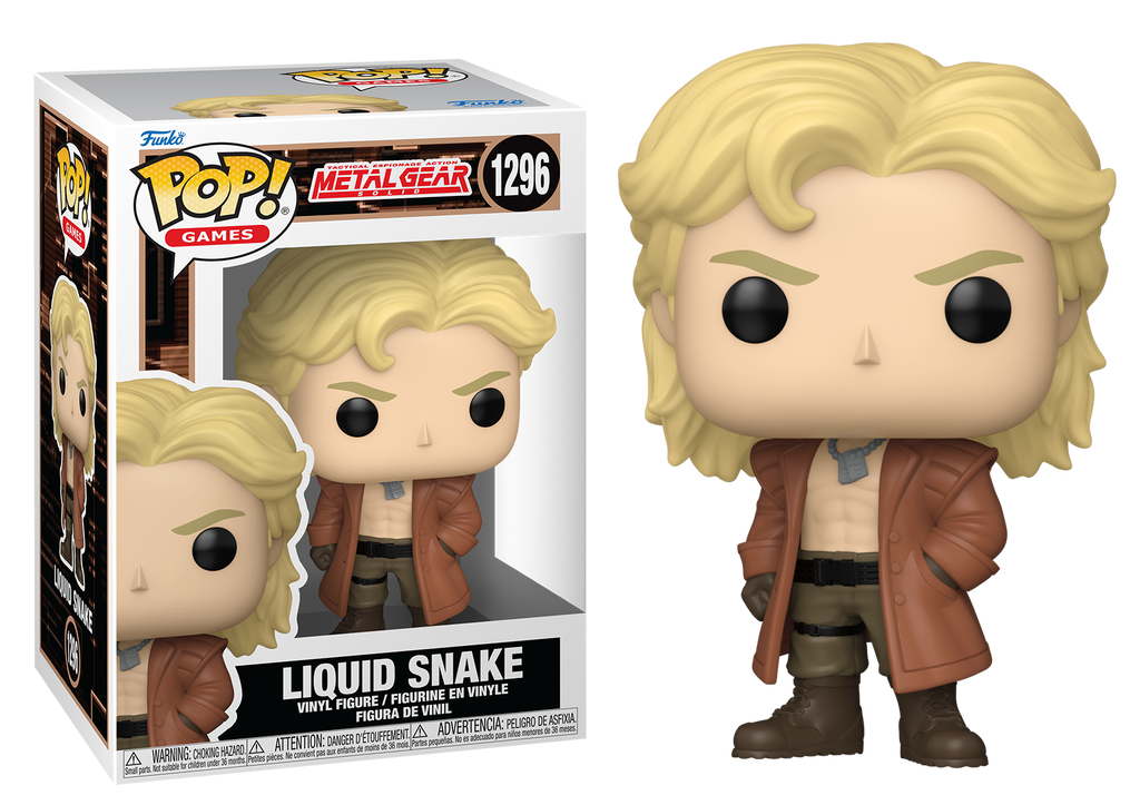 Preventa Liquid Snake #1296 - Metal Gear Solid Funko Pop!