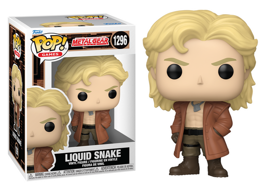 Preventa Liquid Snake #1296 - Metal Gear Solid Funko Pop!