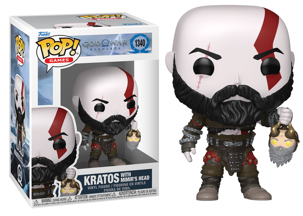 Preventa Kratos with Mimir's Head #1340 - God of War Ragnarok Funko Pop!