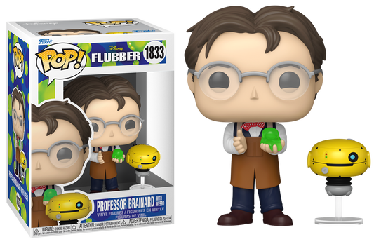 Preventa Professor Brainard with Weebo #1833 - Disney's Flubber Funko Pop!