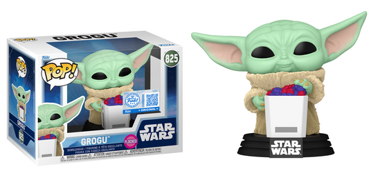 Preventa Rápida Grogu Flocked #825 - Star Wars The Mandalorian Funko Pop!