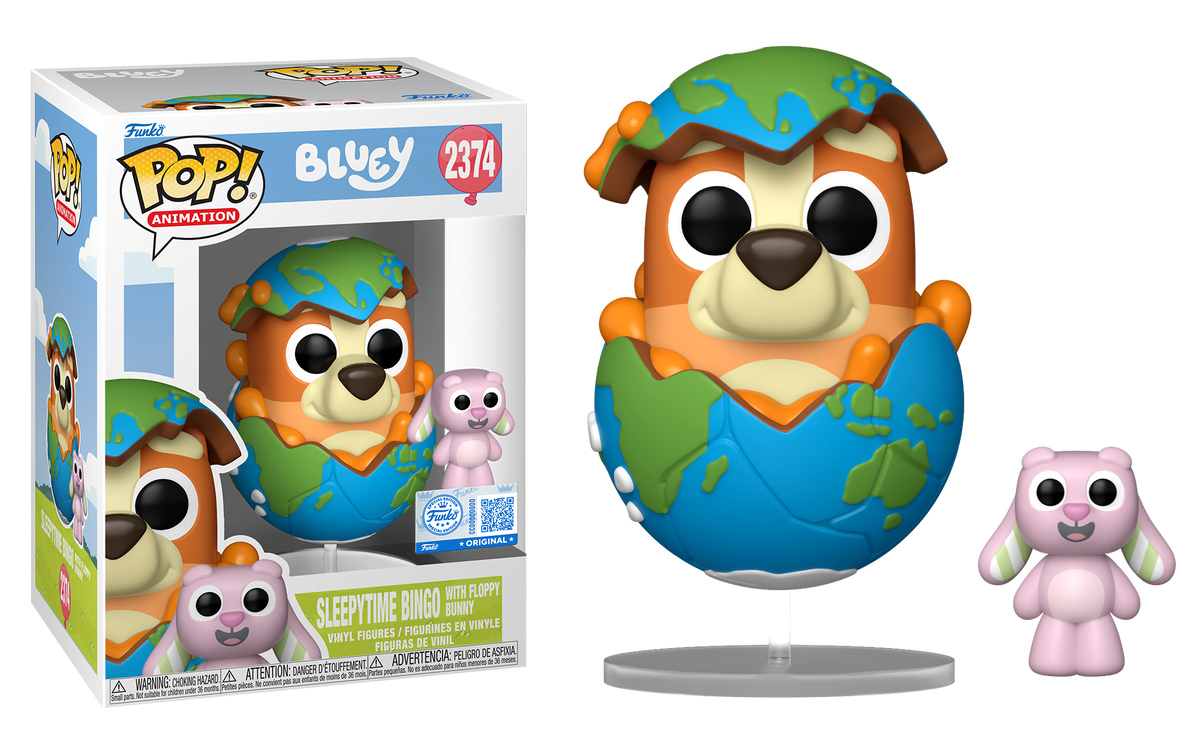 Preventa Sleepytime Bingo with Floopy Bunny #2374 - Bluey Funko Pop!