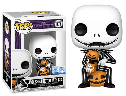 Preventa Jack Skellington with Box Exclusive #1777 - Disney's The Nightmare Before Christmas Funko Pop!