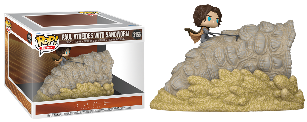 Preventa Paul Atreides with Sandworm #2155 - Dune Part Three Funko Pop!