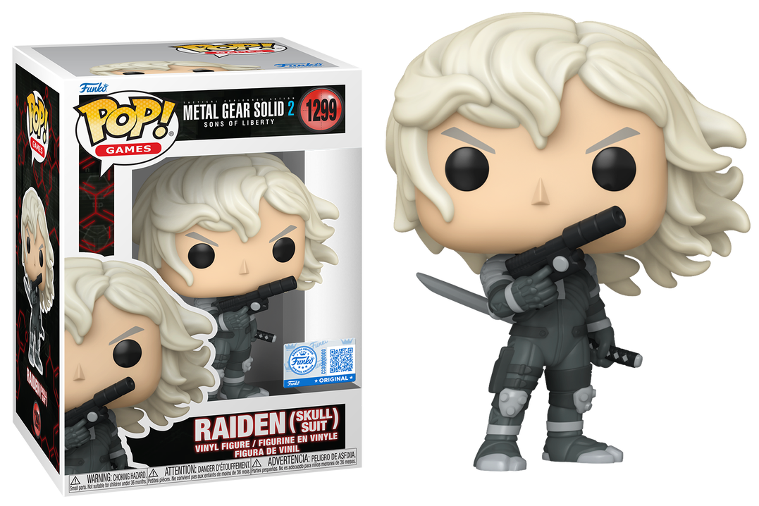 Preventa Rápida Raiden (Skull Suit) Exclusive #1299 - Metal Gear Solid 2 Sons of Liberty Funko Pop!