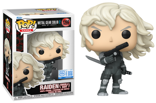 Preventa Rápida Raiden (Skull Suit) Exclusive #1299 - Metal Gear Solid 2 Sons of Liberty Funko Pop!