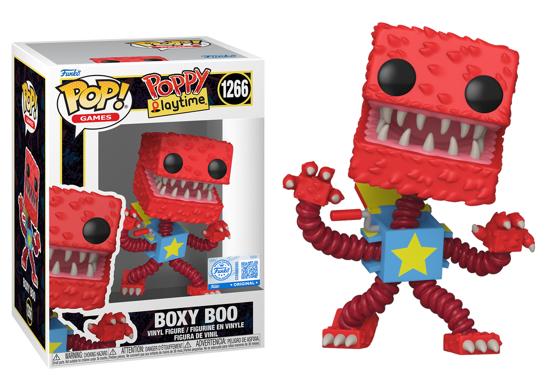 Preventa Boxy Boo Exclusive #1266 - Poppy Playtime Funko Pop!