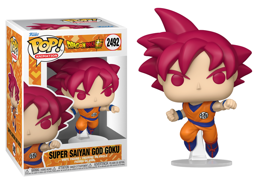 Preventa Super Saiyan God Goku #2492 - Dragon Ball Super Funko Pop!