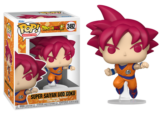 Preventa Super Saiyan God Goku #2492 - Dragon Ball Super Funko Pop!