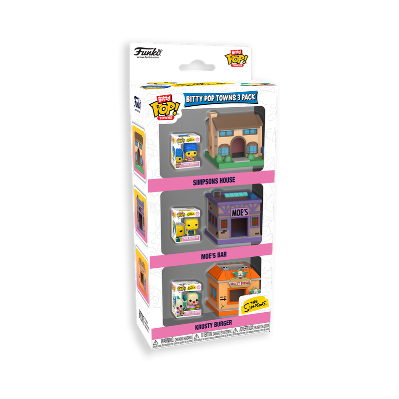 Preventa Bitty Pop Town 3-Pack Los Simpsons - The Simpsons Bitty Pop!