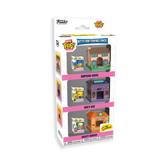 Preventa Bitty Pop Town 3-Pack Los Simpsons - The Simpsons Bitty Pop!