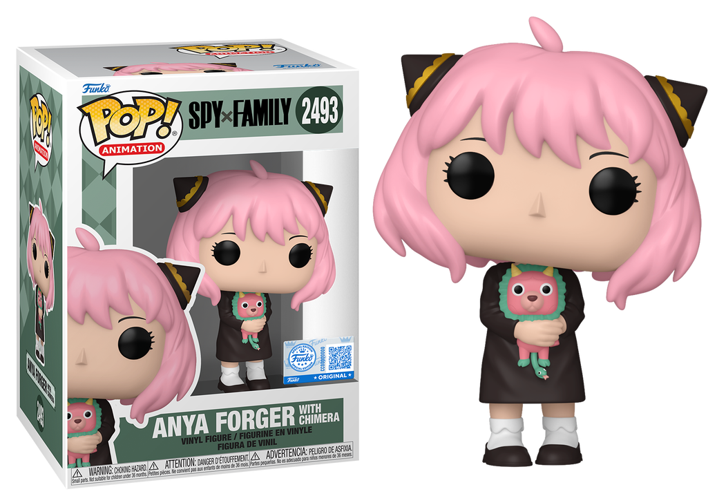 Preventa Rápida Anya Forger with Chimera Exclusive #2493 - Spy X Family Funko Pop!