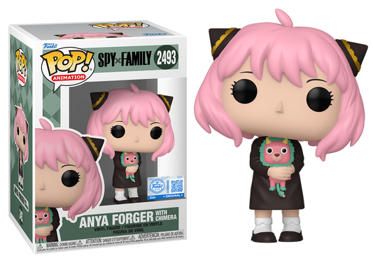 Preventa Rápida Anya Forger with Chimera Exclusive #2493 - Spy X Family Funko Pop!
