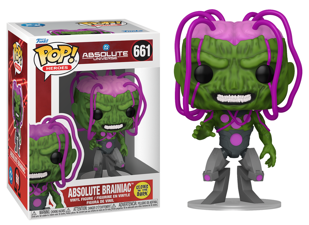 Preventa Absolute Brainiac GITD  #661 - DC's Absolute Universe Funko Pop!