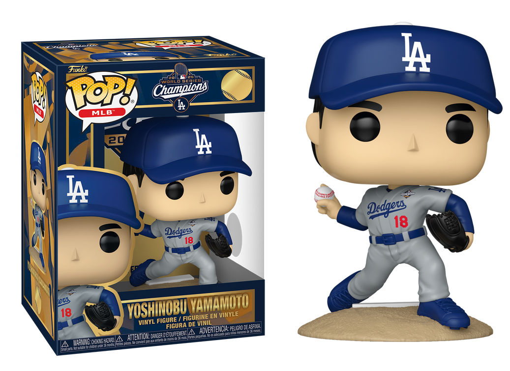 Preventa Yoshinobu Yamamoto #00 - LA Dodgers 2025 World Series Champions Sports MLB Funko Pop!