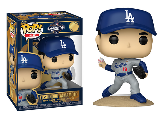 Preventa Yoshinobu Yamamoto #00 - LA Dodgers 2025 World Series Champions Sports MLB Funko Pop!