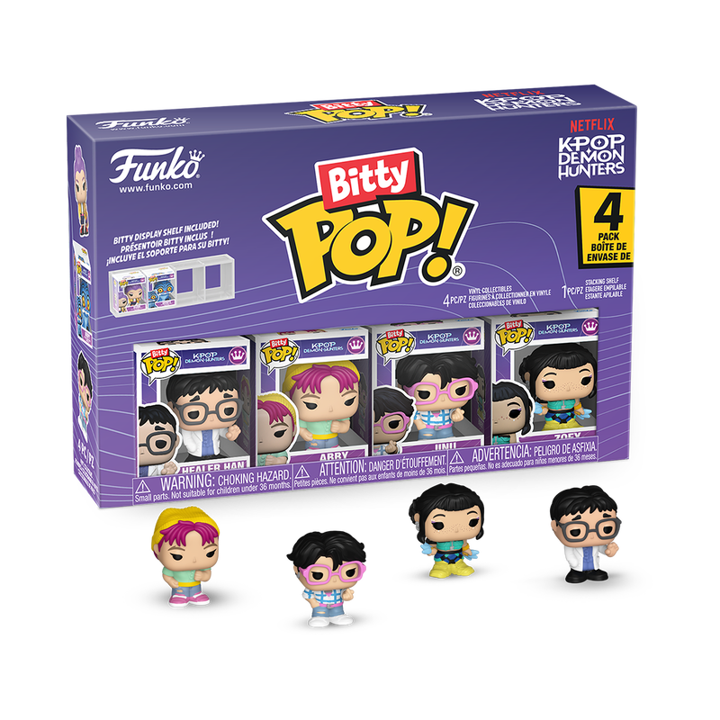 Preventa Bitty Pop Healer Han / Abby / Jinu / Zoey - K-Pop Demon Hunters Bitty Pop Funko Pop!