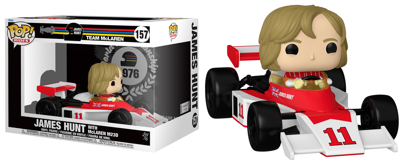 Preventa James Hunt with McLaren M23D #157 - McLaren Formula 1 Team Sports Funko Pop!