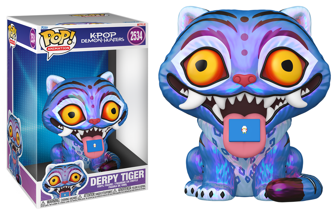Preventa Derpy Tiger 10 inch #2534 - Netflix's K-Pop Demon Hunters Funko Pop!