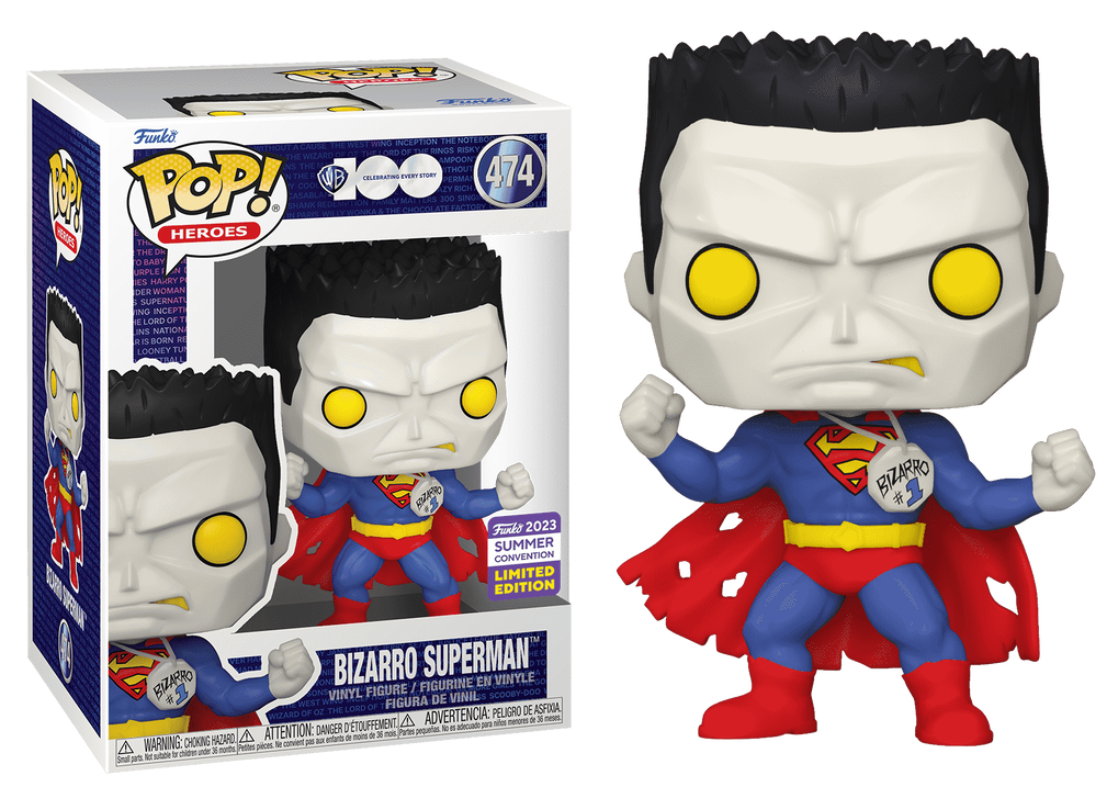 Bizarro Superman 2023 Summer Convention #474 - DC's Universe Funko Pop!